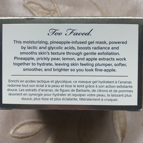 Too Faced pineapple glow moisturizing mask NEW! - Picture 4 of 4